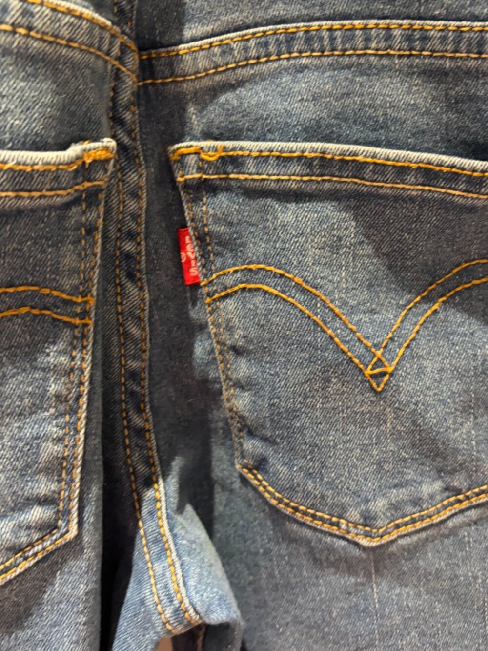 Levi's Overalls Kids Size 7 Medium Wash - Picture 5 of 9